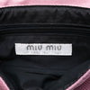 Miu Miu Leather Trimmed Mesh Handbag Secondhand