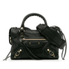 Balenciaga Mini Embossed Calfskin Motocross Classic City Satchel Secondhand