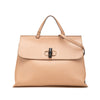 Gucci Large Leather Bamboo Daily Satchel Secondhand