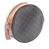 Celine Triomphe Coated Canvas Round Purse on Strap Secondhand