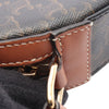 Celine Triomphe Coated Canvas Round Purse on Strap Secondhand