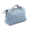 Fendi Medium Denim Effect FF Jacquard By The Way Soft Satchel Secondhand