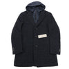 CC Collection Corneliani Wool Coat with Removable Hooded Liner, Size 50 Secondhand