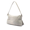 Fendi Micro Zucchino Canvas Double Flap Shoulder Bag Secondhand