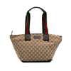 Gucci GG Canvas Web Tote Secondhand