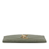 Saint Laurent Chevron Grain de Poudre Cassandre Card Holder Secondhand