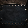 Valentino Mini Metallic Pebbled Calfskin Rockstud Trapeze Satchel Secondhand