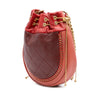 Chanel CC Quilted Calfskin Drawstring Bucket Bag Secondhand
