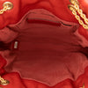 Chanel CC Quilted Calfskin Drawstring Bucket Bag Secondhand