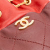 Chanel CC Quilted Calfskin Drawstring Bucket Bag Secondhand
