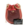 Chanel CC Quilted Calfskin Drawstring Bucket Bag Secondhand