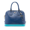 Prada Bicolor Saffiano Lux Promenade Dome Handbag Secondhand