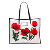 Dolce & Gabbana Canvas Floral Print Tote Secondhand