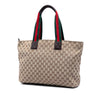 Gucci GG Canvas Web Tote Secondhand