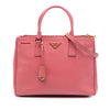 Prada Medium Saffiano Lux Galleria Double Zip Satchel Secondhand