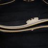 Burberry Medium Bicolor Leather and House Check Canvas Banner Satchel Secondhand