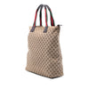 Gucci GG Canvas Web Vertical Tote Secondhand