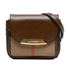Burberry Leather and House Check Canvas Crossbody Secondhand