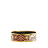 Hermès Wide Grand Apparat Enamel Bangle 70 Secondhand