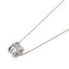 Bvlgari 18K White Gold Small B.zero1 Pendant Necklace Secondhand