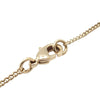 Chanel CC Gold Plated Rhinestone Pendant Necklace Secondhand