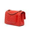 Chanel Small Classic Chevron Lambskin Double Flap Secondhand