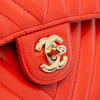 Chanel Small Classic Chevron Lambskin Double Flap Secondhand