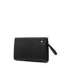 Burberry Check Embossed Leather Trimmed Clutch Secondhand