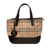 Burberry Haymarket Check Canvas Handbag Secondhand