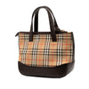 Burberry Haymarket Check Canvas Handbag Secondhand