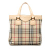Burberry House Check Canvas Handbag Secondhand