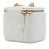Chanel Mini Quilted Caviar CC Sweetheart Vanity Case with Chain Secondhand
