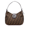Fendi Zucca Canvas Shoulder Bag Secondhand