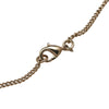 Chanel Gold Plated Resin CC Round Pendant Necklace Secondhand