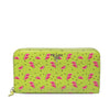 Prada Saffiano Watermelon Zip Around Long Wallet Secondhand