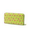 Prada Saffiano Watermelon Zip Around Long Wallet Secondhand