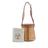 Hermès Osier Wicker and Barenia Farming Picnic Bag Secondhand