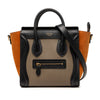 Celine Nano Tricolor Leather Luggage Tote Secondhand