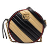 Gucci Mini GG Marmont Matelasse Leather Torchon Round Crossbody Secondhand