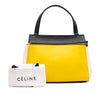 Celine Medium Tricolor Leather Edge Handbag Secondhand