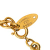 Chanel Gold Plated CC Logo Motif Chain Bracelet Secondhand