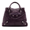 Balenciaga Lambskin Motocross Giant 21 Brief Tote Secondhand