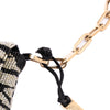Secondhand Gucci Tom Ford Zebra Beaded Satin Shoulder Bag