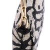 Secondhand Gucci Tom Ford Zebra Beaded Satin Shoulder Bag