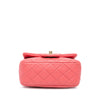 Chanel Mini Square Classic Lambskin Pearl Crush Single Flap Secondhand