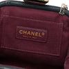 Chanel CC Quilted Lambskin Double Stitch Kiss Lock Clutch with Chain Secondhand