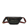Gucci Small Grained Calfskin Web Logo Belt Bag Secondhand