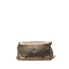 Burberry Small Metallic Grained Calfskin Saddle Stitch Canterbury Tassel Tote Secondhand