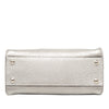 Fendi Mini Metallic Leather Selleria Peekaboo Iconic Satchel Secondhand