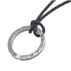Bvlgari Sterling Silver Bvlgari Bvlgari Key Ring Pendant Necklace Secondhand